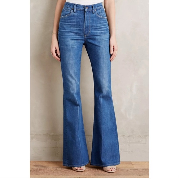 Citizens of Humanity Cherie High Rise Frampton Blue Wash
Flare Denim Jeans - Picture 3 of 7